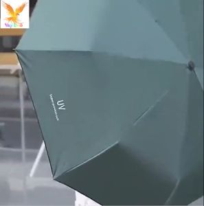 Ô Dù UV Đi Mưa Che Nắng Ô Gấp Gọn Chống Tia UV Ô Dù Chống Tia UV 2 Lớp Gấp Gọn - Chính hãng dododios
