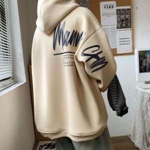 XIBAIYI | Heavyweight Cotton Hoodie for Men Autumn Winter