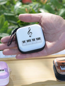 Creative Music Note Piano Keyboard Pattern Coin Purse Small Jewelry High Score Children Students Prizes Modern Simple Style
