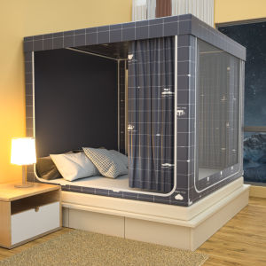 Home Mosquito Net Zipper Cube: 360-Degree Anti-Mosquito & Family Size Kulambo