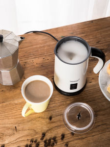 Mini Portable Electric Coffee Milk Frother Liquid Heater Home Use Automatic Espresso Foam Maker Small Kitchen Appliance