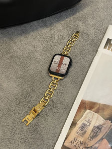 Soft Chain Metal New Model for Apple Watch 9 iWatch 8 SE Band Bracelet Summer Suitable Smart Device Accessories Intelligent Watchband