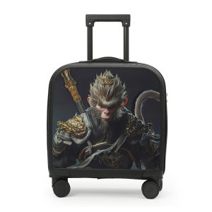 กระเป๋าเดินทางเด็กรูปรถกระเป๋าเดินทางสำหรับเด็ก20นิ้วพร้อม Gembok KATA Sandi วัสดุ PP ใหม่เอี่ยมภาพการ์ตูน3D เปลี่ยนภาพกระเป๋าลากเด็ก