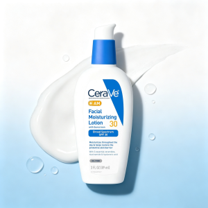 CeraVe | CeraVe AM Facial Moisturizing Lotion with SPF 30 Broad Spectrum Sunscreen Hyaluronic Acid Niacinamide Ceramides 3 Fl Oz