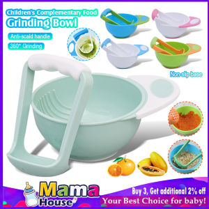 Baby Food Smasher Bowl Food Masher And Serve Bowl Baby Food Masher Grinding Bowl