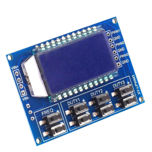 other | 3-channelPWM pulse adjustable frequency module Square wave rectangular wave signal generator/Duty cycle independently adjustable