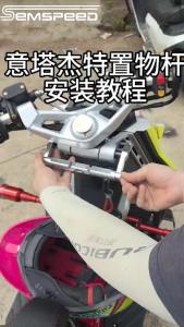 Semspeed cho italjet Dragster 300 250 150 2021-2025 tay cầm CNC xe máy xử lý thanh ngang Mũ bảo hiểm Túi hành lý móc tàu sân bay chủ