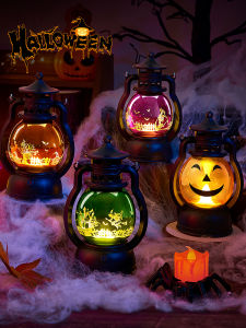 Lantern ส้มประดับตกแต่ง Hallowen ไฟแสงสีเหลือง ลูกโป่ง รูปตัวอักษร สวนสัตว์ ของเล่นเด็ก เครื่องประดับตกแต่งห้องพัก ของเล่น ของขวัญ