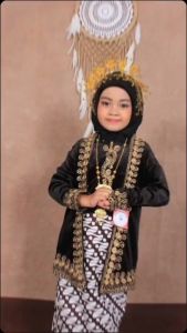 Kebaya Korneli Bludru Anak Lengan Panjang//Pakaian Tradisional Jawa//Termurah//Terlaris