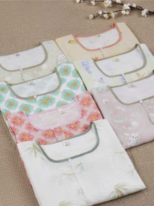 Shifang Ji Half-Yam ปรับปรุง Tang Foxtail ชุดฮั่นฝู คอกลมแขนสั้น เสื้อท่อนบน Han Elements Set เดินทางทุกวันสไตล์จีน