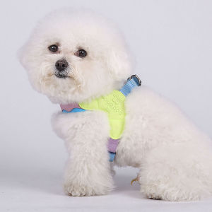 DearPaws เสื้อกั๊กสีสายจูงสุนัขเสื้อกั๊กสัตว์รูปตัว Y สำหรับสุนัขขนาดเล็กและขนาดกลางระบายอากาศและปรับได้แถบสะท้อนแสง (5สี)