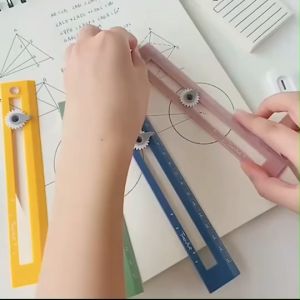 พร้อมส่ง📏📐 ไม้บรรทัด วงเวียน 2 in 1