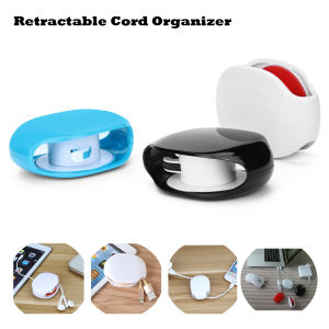 Office Home Pocket Automatic Cable Winder/Retractable Cord Organizer For USB Cable Earphone Cable Data Charging Cable Other Cord