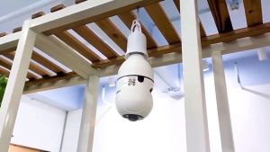 V380 Pro CCTV Camera for house wireless connect phone 360° for home Bulb 1080P WiFi night vision IP security cctv camera