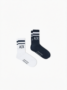 Armani Exchange | Colorful Jacquard Mid-Calf Socks