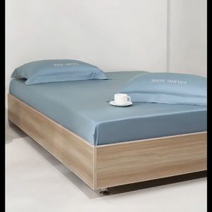 LINSY HOMEผ้าปูที่นอน6ฟุต ชุดผ้าปูที่นอน รัดมุมรอบเตียง360องศา ผ้าปูที่นอนรัดมุม มี3.5ฟุต/5ฟุต/6ฟุต พร้อมส่งCOD