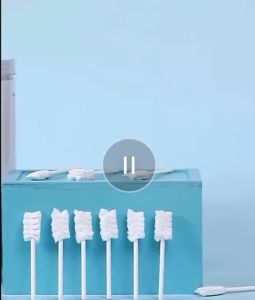 The baby mouth cleaner baby toothbrush to wash the婴儿口腔清洁器宝宝牙刷洗舌苔舌头神器新生的婴幼儿纱布刷牙棉棒
