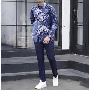 Dark Grey ( Celana Bahan Formal Pria Slimfit)