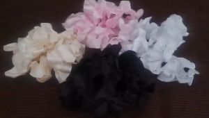 ✔✔READY STOCK✔✔ 5cm (1M) Lotus Leaf Lace Chiffon Ruffles Wave Silk Ribbon Reben Riben 花褶 皱波浪 荷叶 围边 彩带