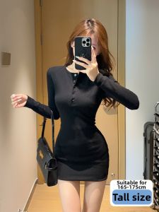 SUHUIQIAN | Waist Cinching Winter Dress