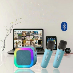 yuanyiqiaoli | Mic Karaoke Bluetooth Home KTV Set Speaker with Intelligent Sound Card