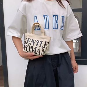 Canvas Shoulder Bags Tote Handbags Large Capacity School Travel Shopping Bag / 潮流女士斜挎包 单肩手提字母帆布女包