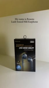 Roxens 🇲🇾【SAME DAY DELIVERY】Lush Sound Quality Hifi Earphone
