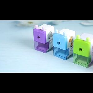 Cartoon Pencil Sharpener Heavy Duty Hand Crank Manual Mechanical Pencil Sharpener For Kids Stationery School Supplies