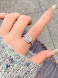 Flashy Square Sugar Ring for Women Unique Design New Style Simple Ring Luxury Feelings Finger Ring for Women Fashion Jewelry