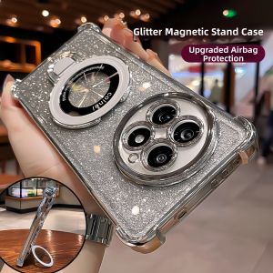 FENGNABAO | Shiny Glitter Magnet Attraction Airbag Anti-fall Phone Case