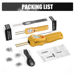 Yieryi Cordless Plastic Welder Plastic Welding Kit with 200PCS Hot Stapler Plastic Weld Bumper Repair Kit for Plastic Repair/motorcycle plastics