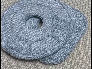 3Pcs Mop Replacement Cloth Wet&Dry Universal Microfiber Spin Mop Cloth 24cm Round/ 22cm Square
