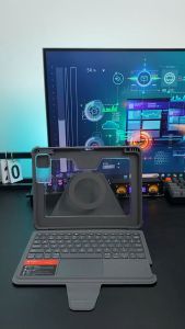 Bao Da Kèm Bàn Phím cho iPad Pro 11 inch & iPad Pro 13 inch M4 2024 Nillkin Bumper Link Keyboard Case (Có Đèn Nền Backlit Keyboard) - Hàng Chính Hãng