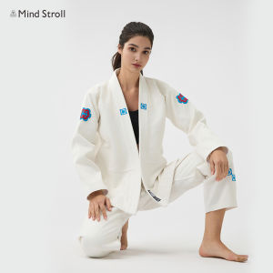 white BJJ GI JIU JITSU  clean cotton uniform kimono