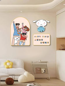 Modern Decorative Artwork Cartoon Anime Doraemon Living Room Dining Table Background Wall Hanging Painting Creative Combination Home Decor