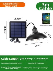 Ultra Bright Solar Light for Indoor and Outdoor Use