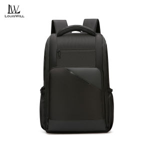 LouisWill Bag Men Notebook Backpack Travel Laptop Backpack Business Bags College Backpack Casual Shoulder Bag Anti Theft Back Pack School Bag