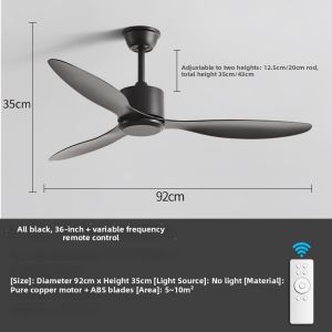 KAIRUI | Quiet Industrial Variable Frequency Remote Control Ceiling Fan