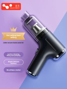 HELLOLEIBOO | Car Vacuum Cleaner Wireless Handheld High Suction Power For Home And Car Use Small Size Two-way Use Large Power Vehicle Dust Collector