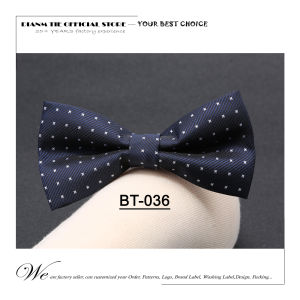 Adjustable Pre-tied Bow Tie For Men Purple Black Yellow Dots Stried Double Fold Bow Ties Waterproof Wedding Business Bowtie