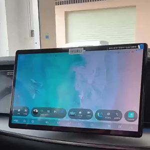 For BYD SEALION 07  SEALION 7 2024 2025 Car Central Control Navigation Screen Display Cover Silicone Frame Auto Acce