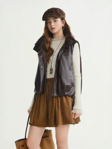DUSHU | Large Size Slimming Casual Down Vest