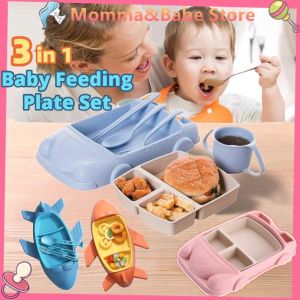 3 in 1 Baby Feeding Set: A Safe & Durable Solution