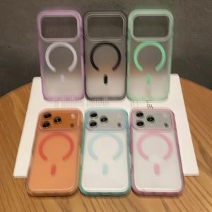 Jelly Transparent Soft Silicone For MagSafe Magnetic Phone Case For iPhone 17 16 15 14 Plus 13 Pro Max Shockproof Cover