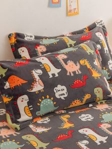 Áo Gối Nhung Nhung Bò Dày Đôi Dùng Trong Gia Đình 48x74cm Áo Gối Nhung Nhung San Hô Đơn Giản Có Thể Giặt Được Bằng Máy