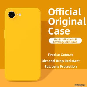 imobile | Liquid Silicone Full-Protection Case For iPhone17E Simple Pure Color High-End
