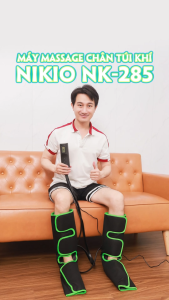 Máy Massage Bàn Chân Và Bắp Chân Nén Ép Trị Liệu Suy Giãn Tịch Mạch Nikio NK-285 - Công Nghệ Mát Xa Túi Khí Kết Hợp Nhiệt Sưởi Đa Năng