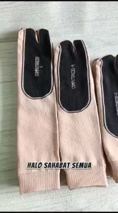 {promo 12 & 6pasang)kaos kaki jempol telapak hitam panjang/kaos kaki jempol muslimah/kaos kaki jempol polos warna krem/kaos kaki jempol tebal/kaos kaki jempol  panjang termurah/kaos kaki jempol buat kerja