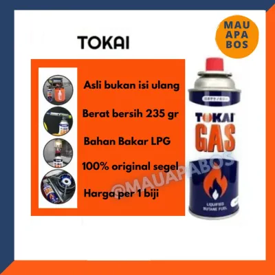Tokai Gas Kaleng Gas Portable Original jepang Full 100% 235 gram