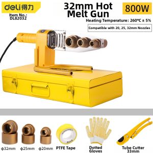 deli | High Power PPR PE Pipe Home Welding Tool New Hot Melt Machine